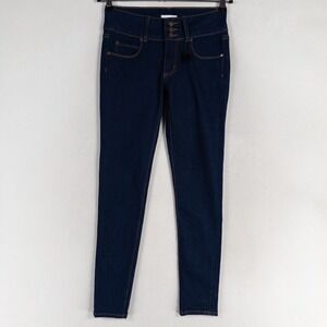 Kendall & Kylie Jeans Sz 3/4 Blue Dark Wash Skinny Stretch 5 Pocket Casual